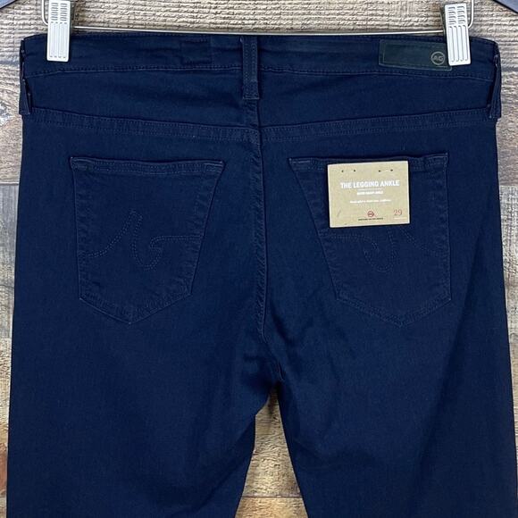 Adriano Goldschmied The Legging Ankle Super Skinny Jeans Dark Blue Size 29 NWT - Picture 6 of 11